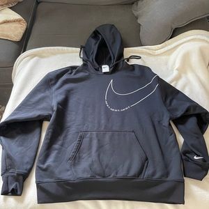 Black Nike hoodie size M